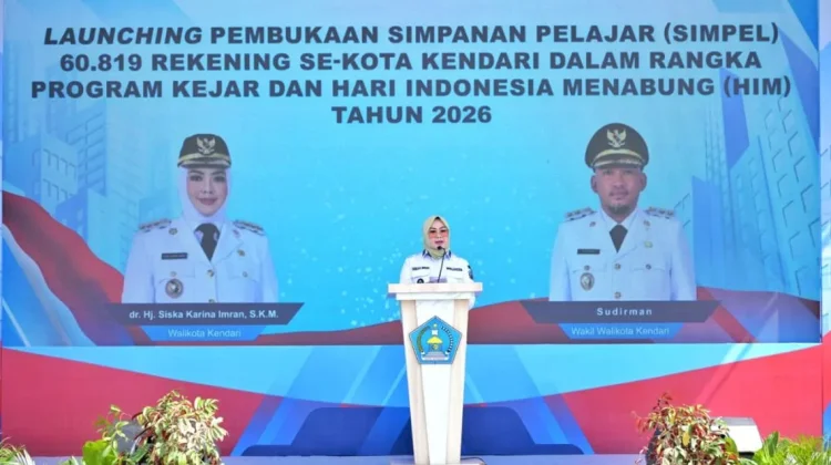 Wali Kota Kendari Launching gerakan KEJAR
