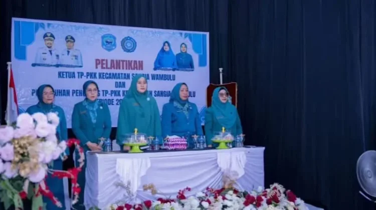 TP-PKK Buteng Kukuhkan Pengurus PKK Kecamatan Sangia Wambulu