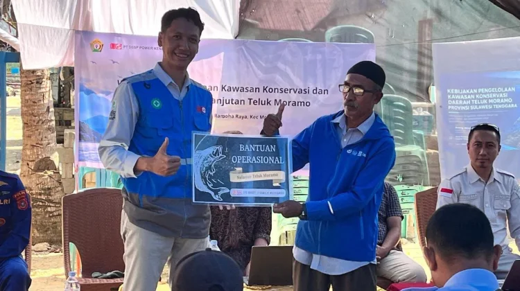 PT DSSP Power Kendari Perkuat Konservasi Teluk Moramo Konsel