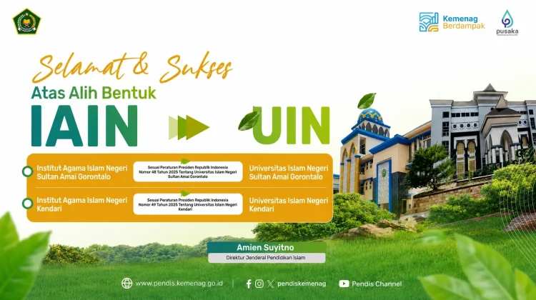 IAIN Kendari Resmi Bertransformasi Menjadi UIN Kendari