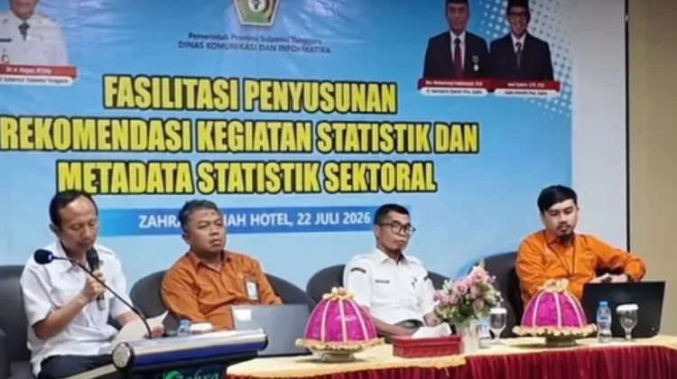 Kominfo Sultra Perkuat Kapasitas OPD dalam Pengelolaan Statistik