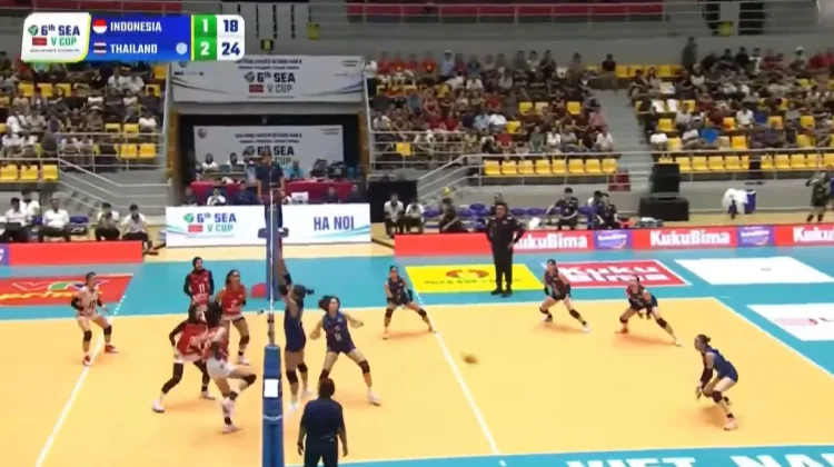 Sempat Sengit, Timnas Voli Putri Indonesia Takluk 1-3 dari Thailand