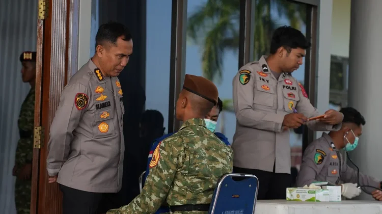 Suasana Penjemputan Taruna Akpol dan Akmil di Lanud Kendari