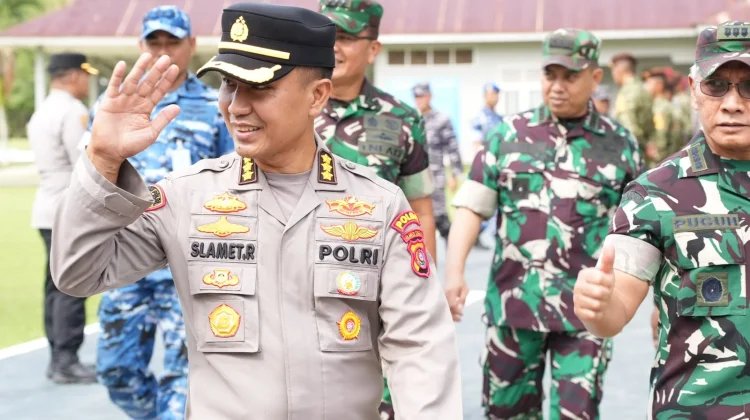 Suasana Penjemputan Taruna Akpol dan Akmil di Lanud Kendari