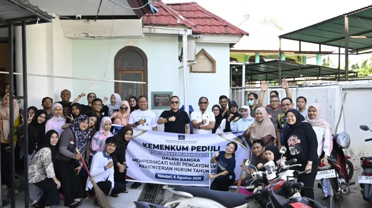 Kemenkum Sultra Gelar Bakti Sosial Sambut Hari Pengayoman ke-81