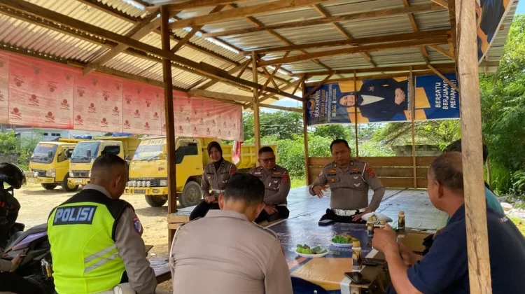 Ditlantas Polda Sultra Edukasi Sopir Angkutan Demi Keselamatan Jalan