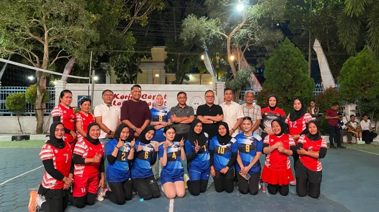Semarak Hari Pengayoman ke-81, Kemenkum Sultra Gelar Bola Volly Putri