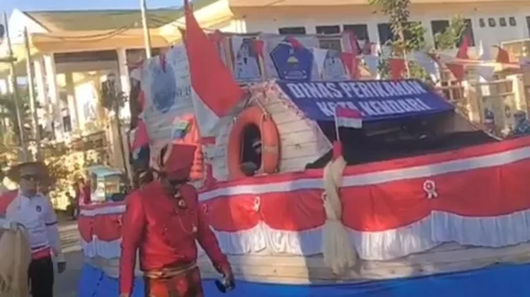 Karnaval Juang Meriahkan HUT ke-81 Kemerdekaan RI di Kendari