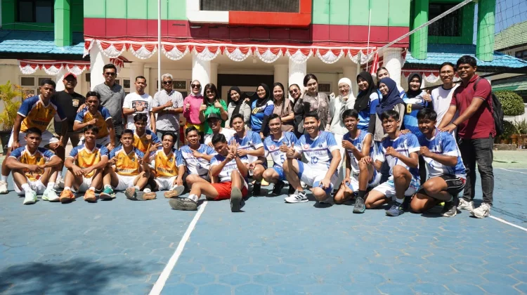 Tim Voli Putri Kanwil Kemenkum Sultra Sabet Gelar Juara dengan Skor 3-0