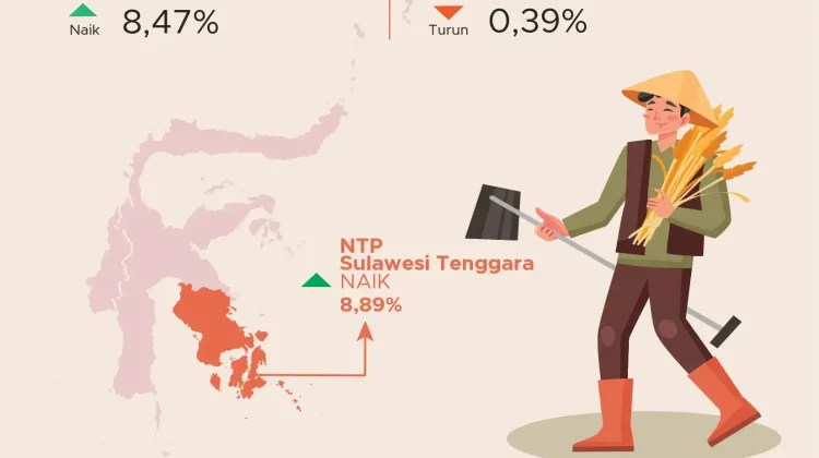 Juli 2026, NTP Sultra Naik 8,89 persen