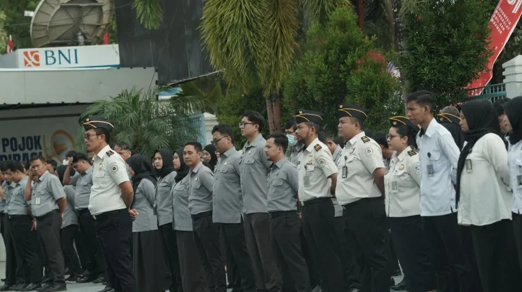 Kemenkum dan Kanwil Ditjen Imigrasi Sultra Gelar Apel Bersama