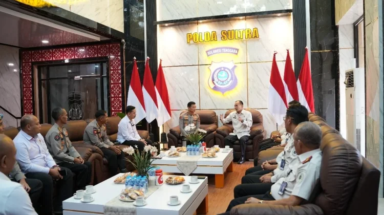 Kapolda Sultra Terima Kunjungan Silaturahmi Kakanwil Ditjenpas Sultra