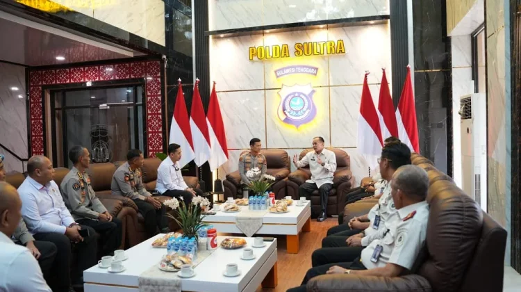 Kakanwil Ditjenpas Sultra Perkuat Sinergi dengan Polda Sultra
