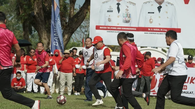 Kakanwil Kemenkum Sultra Ikuti Eksibisi Mini Soccer