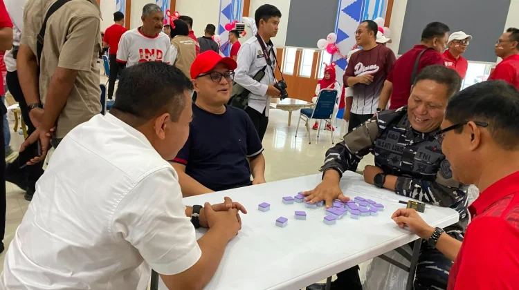 Kakanwil Kemenkum Sultra Ikuti Lomba Domino Bersama Gubernur dan Forkopimda