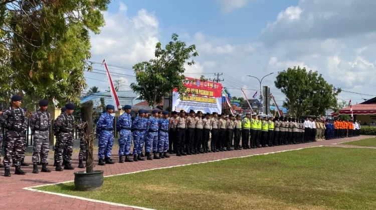 Polresta Kendari Gelar Apel Kesiapan Hadapi Karhutla