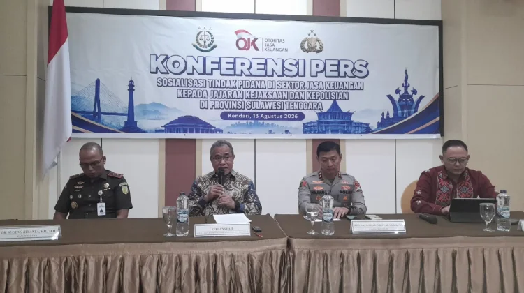 OJK Perkuat Koordinasi Penanganan Tindak Pidana Jasa Keuangan di Sultra