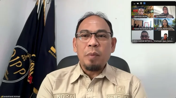 Kemenkum Sultra Harmonisasi Raperbup Muna tentang RKPD 2026