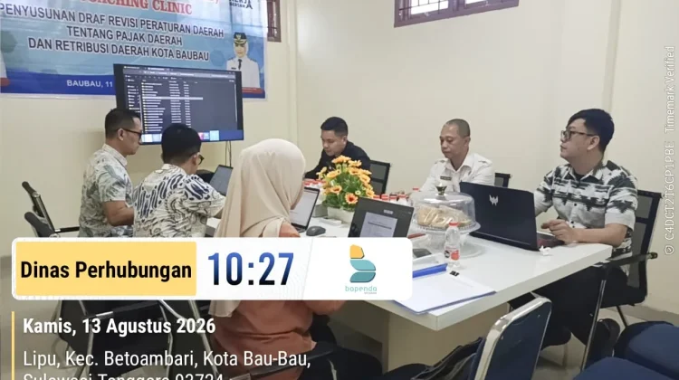 Coaching clinik Pemahaman Tarif Retribusi kepada Empat Perangkat Daerah Baubau