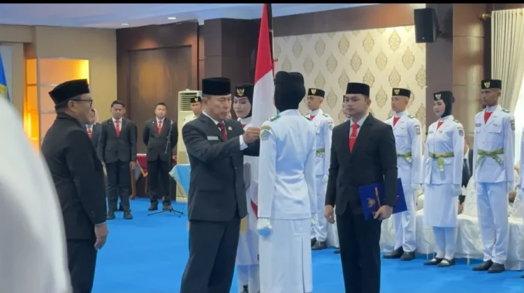 49 Paskibraka Sultra Dikukuhkan, Siap Jalankan Tugas HUT RI
