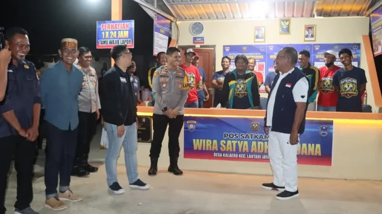 Satkamling Kalaero Juara Polda Sultra Jadi Percontohan Keamanan Desa