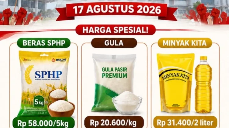 HUT RI 81 Disketapang Konsel Hadirkan Paket Pangan Hemat