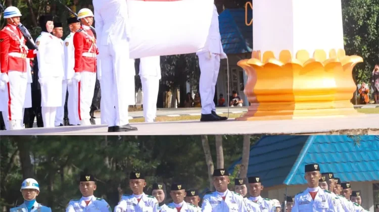 Gubernur Sultra Pimpin Upacara HUT ke-81 RI