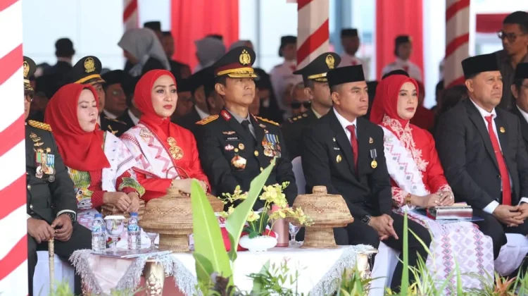 Kapolda Sultra Hadiri Upacara HUT ke-81 RI Bersama Forkopimda