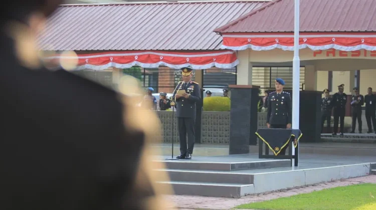 Wakapolda Sultra Pimpin Upacara HUT ke-81 RI, Tekankan Pengabdian