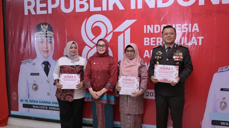 Walikota Kendari Apresiasi Antusiasme Lomba Kebersihan Serangkaian HUT RI