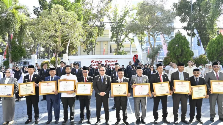 Sebanyak 10 Kabupaten/Kota Terima Penghargaan dari Kanwil Kemenkum Sultra