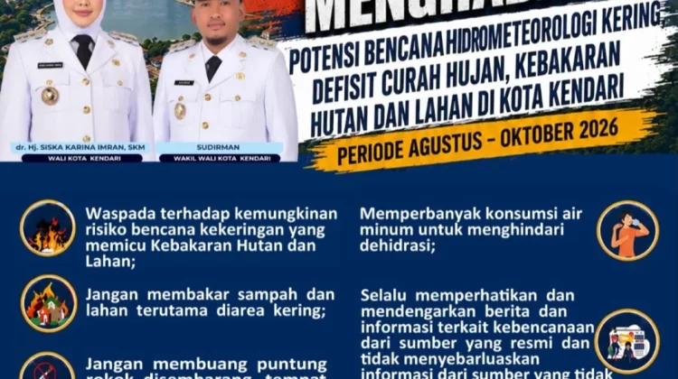 Pemkot Kendari Siaga Hadapi Ancaman Bencana Musim Kemarau