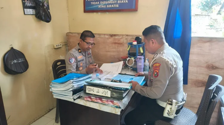 Ditlantas Polda Sultra Supervisi SIMPUL, Perkuat Pelayanan Lalu Lintas di Buteng