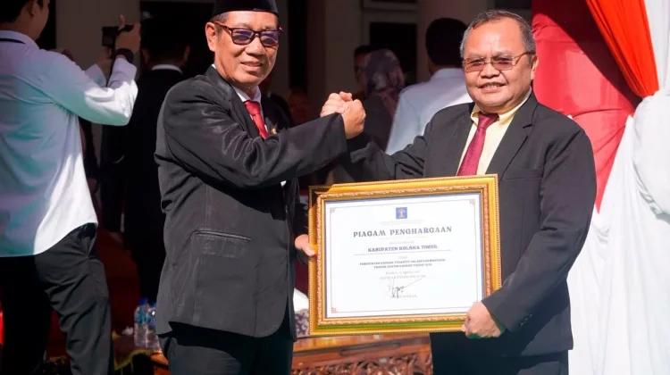 Koltim Dinobatkan Kabupaten Teraktif dalam Harmonisasi Produk Hukum Daerah