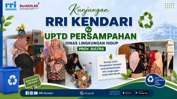 RRI Kendari Kunjungi UPTD Persampahan DLH Sultra