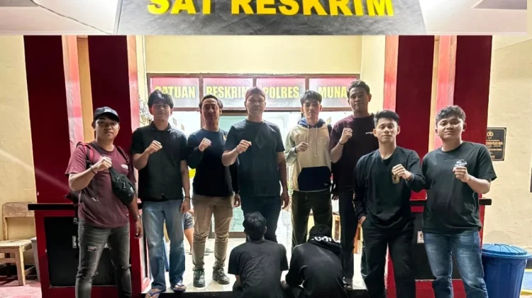 Polisi Tangkap Dua Pencuri Besi Pagar Alun-Alun Kota Raha