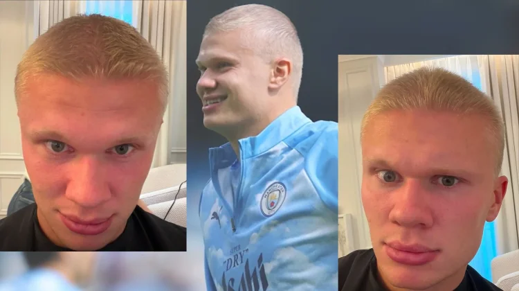 Erling Haaland Pangkas Rambut Jadi Botak ?