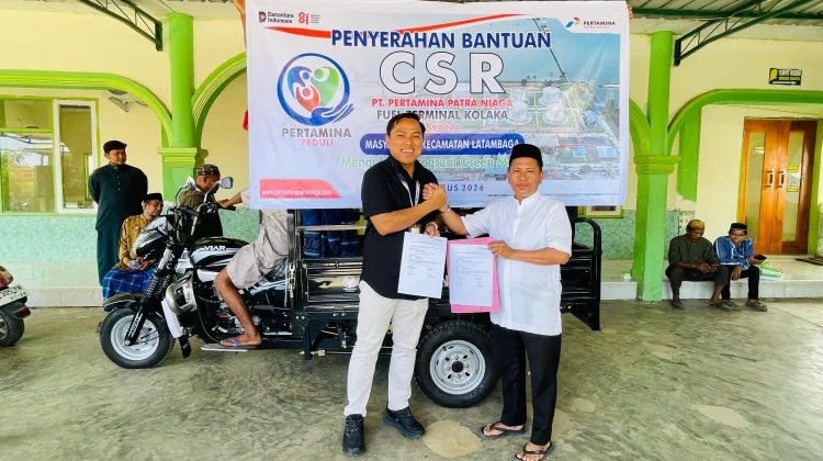 Pertamina Perkuat Pengelolaan Sampah di Kolaka melalui Bantuan Motor Tiga Roda