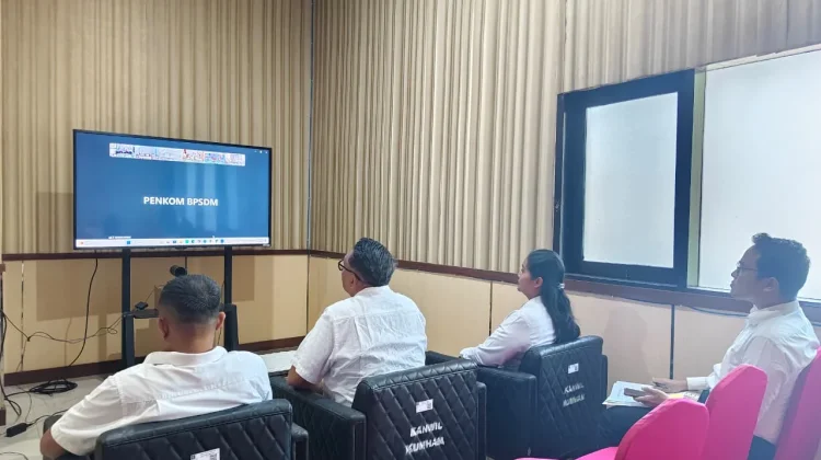 Kemenkum Sultra Ikuti Koordinasi Feedback Penilaian Kompetensi Bersama BPSDM