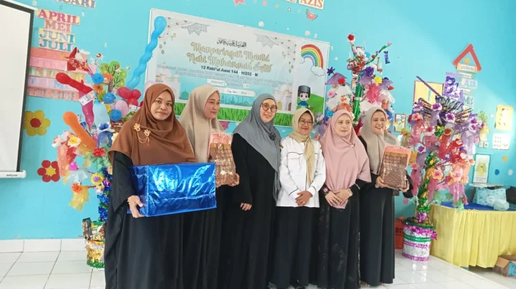 Maulid Nabi Jadi Momentum Pengukuhan Komunitas Orang Tua PAUD King Abdul Azis