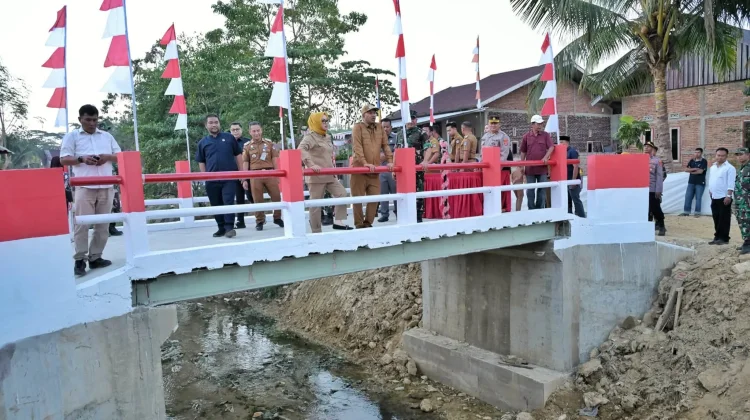 Kodim 1417 Kendari Resmi Operasikan Dua Jembatan Garuda