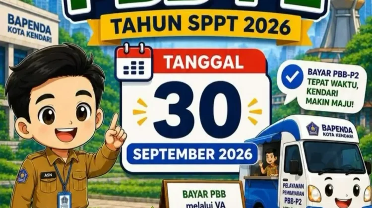 Bapenda Kendari Ingatkan Warga Bayar PBB-P2