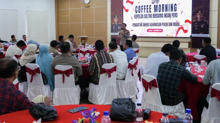 Polda Sultra Perkuat Kemitraan Pers untuk Tangkal Misinformasi