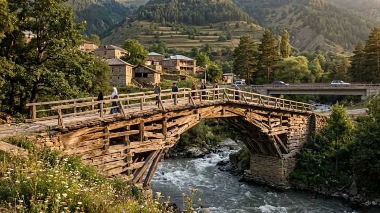Keajaiban Arsitektur Kayu tanpa Paku di Pegunungan Dagestan