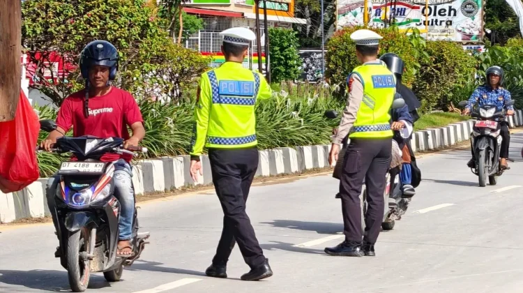 Razia Pajak di Kendari, Ratusan Kendaraan Terjaring