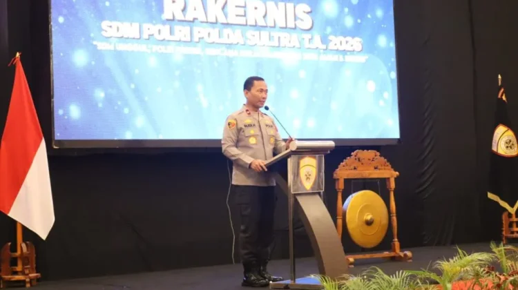Polda Sultra Perkuat Kompetensi Personel lewat Rakernis SDM 2026
