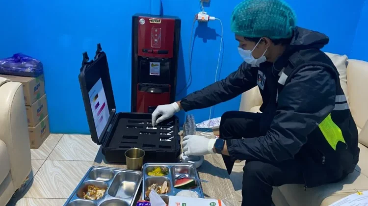 Polres Konawe Utara Uji Keamanan Makanan sebelum MBG Dibagikan