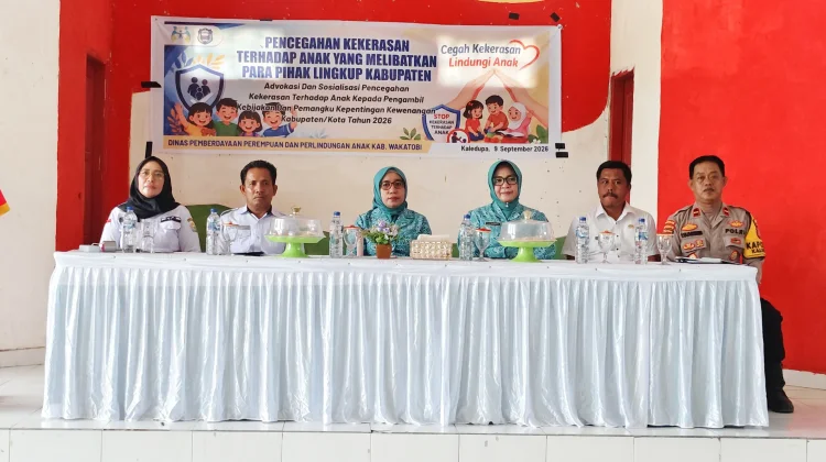 Pemkab Wakatobi Sosialisasi Pencegahan Kekerasan Anak di Pulau Kaledupa