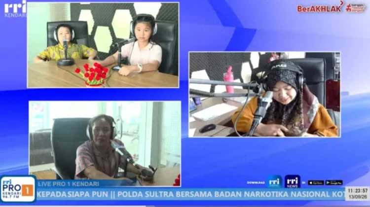 RRI Kendari Beri Ruang Anak Tumbuhkan Potensi dan Prestasi