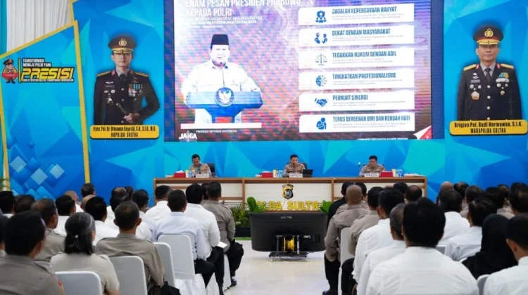 Kapolda Sultra Tekankan Pelayanan Humanis dan Penegakan Hukum Berkeadilan